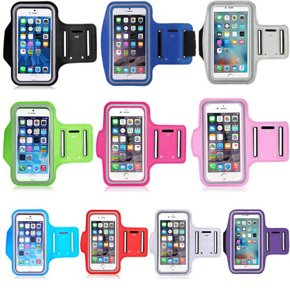 4-6.5Inch Smartphone Running Bags Men Women Waterproof Light Cell Phone Touch Screen Armbands Phone Case Sports Accessories