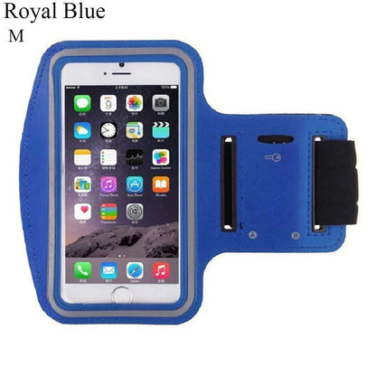 4-6.5Inch Smartphone Running Bags Men Women Waterproof Light Cell Phone Touch Screen Armbands Phone Case Sports Accessories