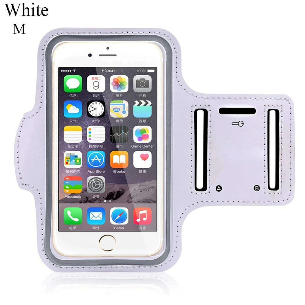 4-6.5Inch Smartphone Running Bags Men Women Waterproof Light Cell Phone Touch Screen Armbands Phone Case Sports Accessories