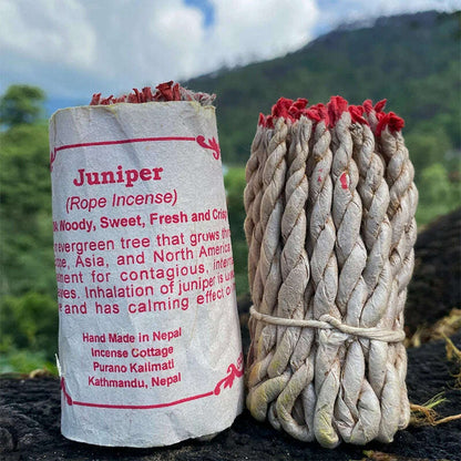 40pcs Yoga Aromatherapy Himalayan Rope Fragrance Handmade Traditional Rope Fragrance Sage And Sabba with Patchouli And Cedar