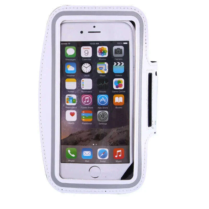 5 Inch Mobile Phone Armband Outdoor Sports Smartphone Holder Gym Running Phone Bag Arm Band Cases for Samsung for IPhone Holder