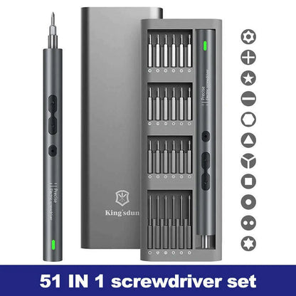 51/28/120 in 1 Electric Screwdriver Precision Set Power Tool Rechargeable Magnetic Small Bit for Xiaomi Mobile Cell Phone Repair