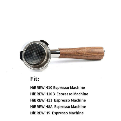 51mm 3 ears Bottomless Coffee Portafilter for HiBREW H10/H10B/H11/H8A/H5 Espresso Machine Stainless Steel Coffee Filter
