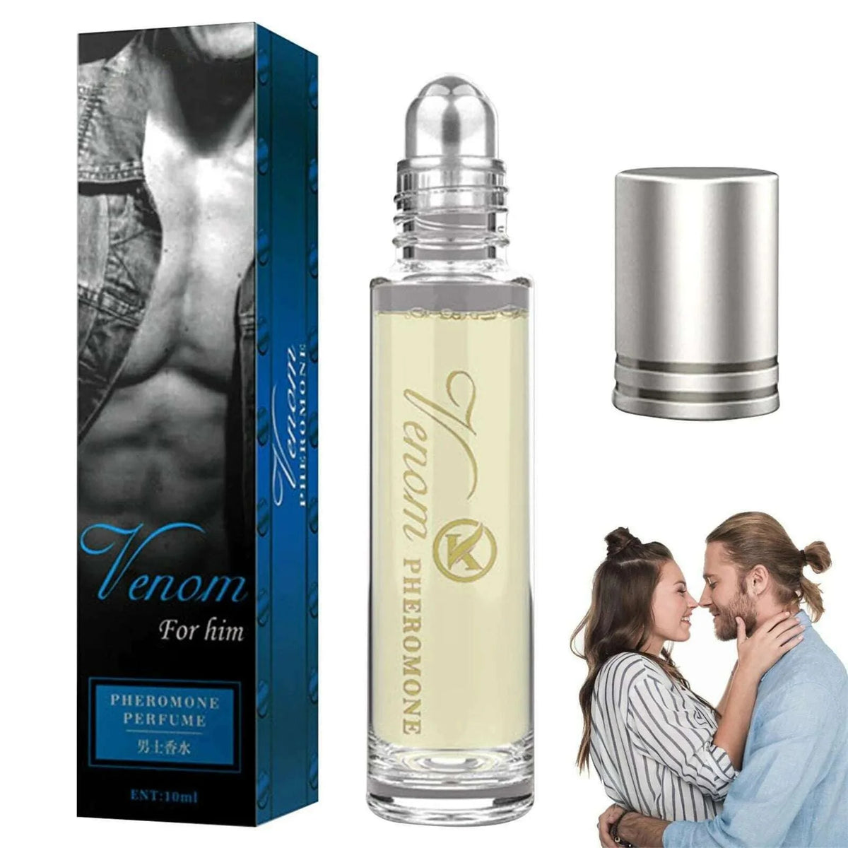 5pcs Roller Ball Perfume For Men And Women Pheromone Oil Perfume For Women To Attract Men And Achieve A Long Lasting Note 10ml
