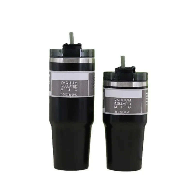 600/900ml Tumblers Double Wall Water Thermal termos Coffee Mug  Flasks Stainless Steel Thermoses 30oz 20oz Cup Bottle