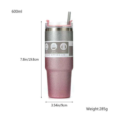 600/900ml Tumblers Double Wall Water Thermal termos Coffee Mug  Flasks Stainless Steel Thermoses 30oz 20oz Cup Bottle