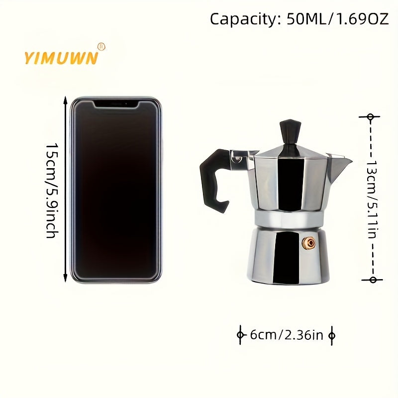 [European Coffee Tools] Octagonal Mocha Coffee Pots & European Coffee Tools | Italian Aluminum Models - Wholesale with Cross-Border Shipping