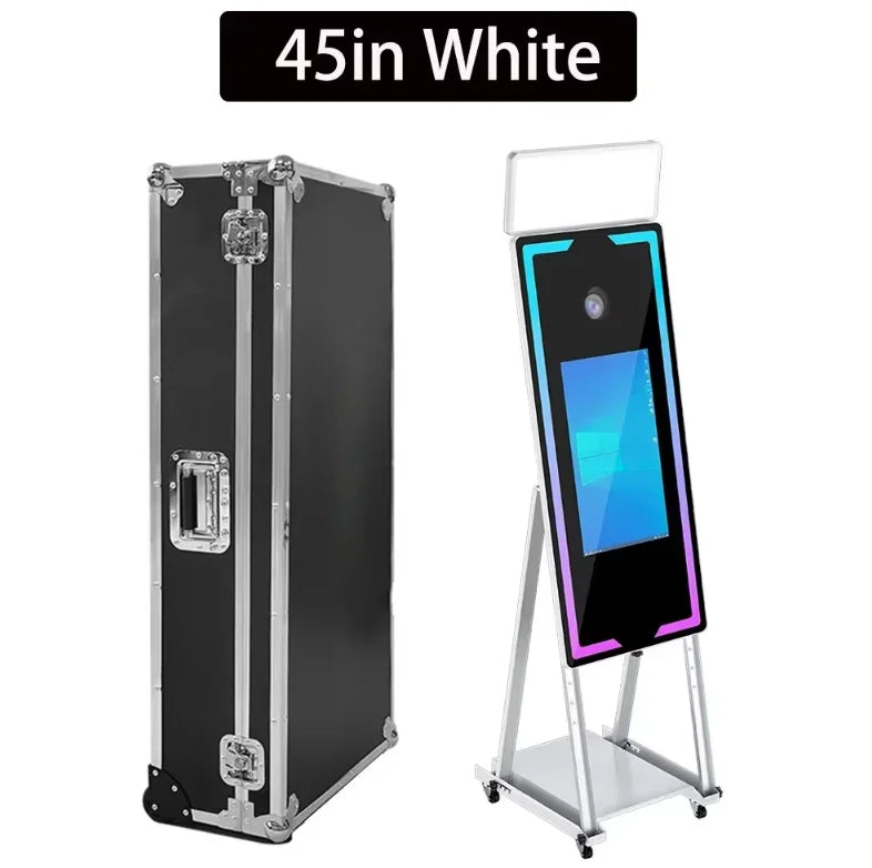 High Quality Selfie Portable Photo Booth Wedding Event 65 inch and 40 inch Magic Mirror DSLR Camera Photo Booths - Kimlud