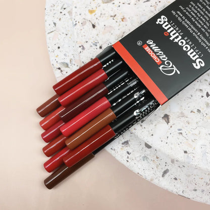 12 pcs Long-Lasting Lipstick Set with Professional Lip Liner Pencil and Matte Lip Gloss for Women Valentine's Day Gifts...