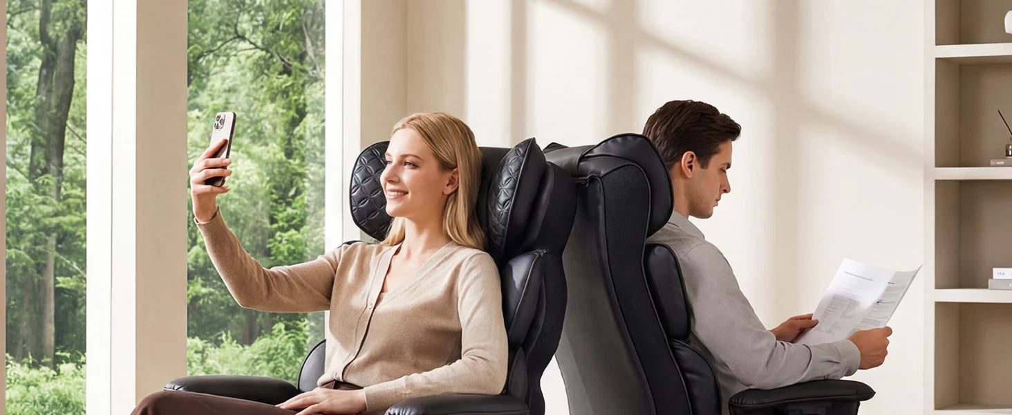 Comhoma Ergonomic Gaming Chair, Office Chair 400 Lb, with Adjustable Lumbar Support & Footrest, Hybrid Design,High Back...