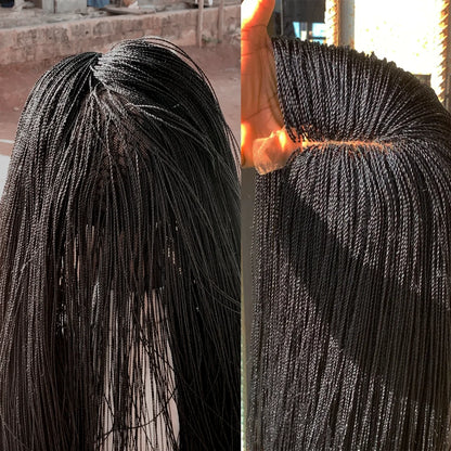 Micro Million Twist Braided Afro Wig Glueless Black Women Hair Extensions Twist Wig for Natural Hair