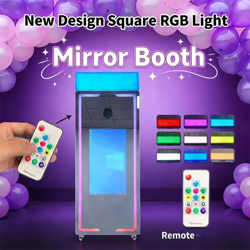 High Quality Selfie Portable Photo Booth Wedding Event 65 inch and 40 inch Magic Mirror DSLR Camera Photo Booths - Kimlud