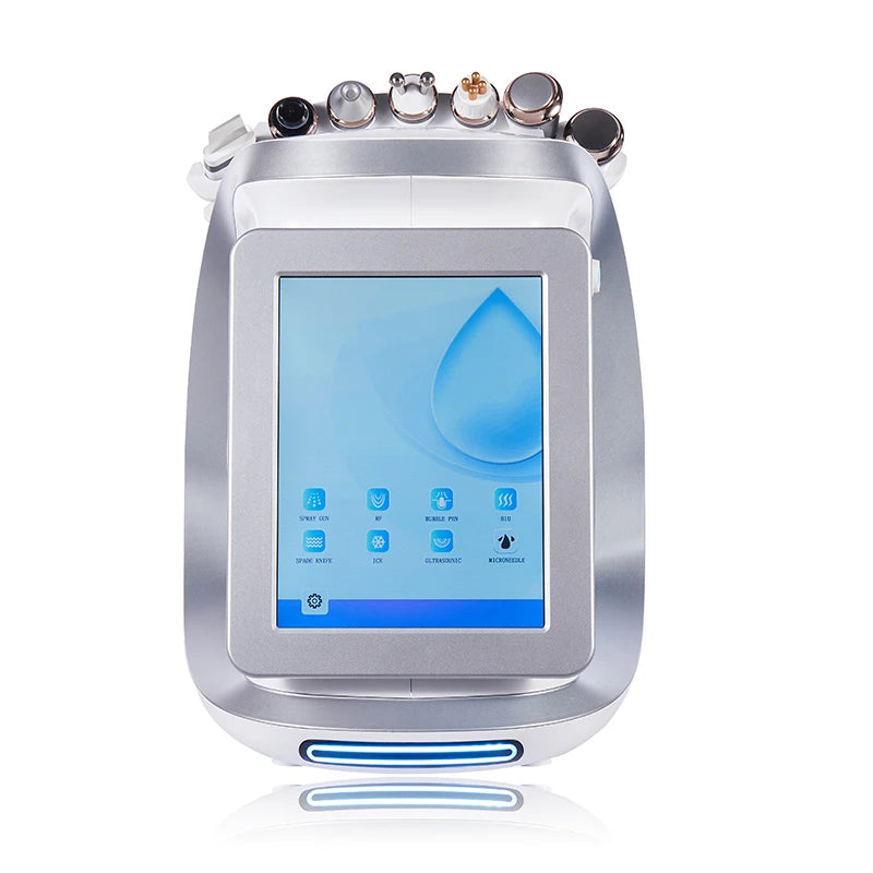 8 in 1 Hydra Oxygen Smart Ice Blue Hydra Aqua Peeling Microdermabrasion Facial Cleansing Machine for Blackhead Removal...