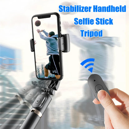new Gimbal Stabilizer 360° rotation stable shooting Bluetooth Selfie Stick Tripod for Smartphone Live Vertical Shooting Bracket