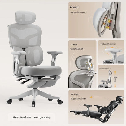 OKDO-S9 Ergonomic Office Chair, High Back Gaming Computer Chair for Home | Kimlud Gaming Luxury Chair