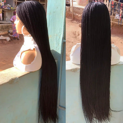 Micro Million Twist Braided Afro Wig Glueless Black Women Hair Extensions Twist Wig for Natural Hair