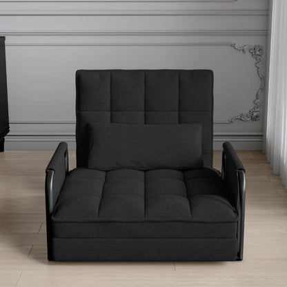 1-site Chauffeuse, 1-site Armchair with 5-position adjustable back, floor Chair with side Storage | Kimlud Luxury Chair