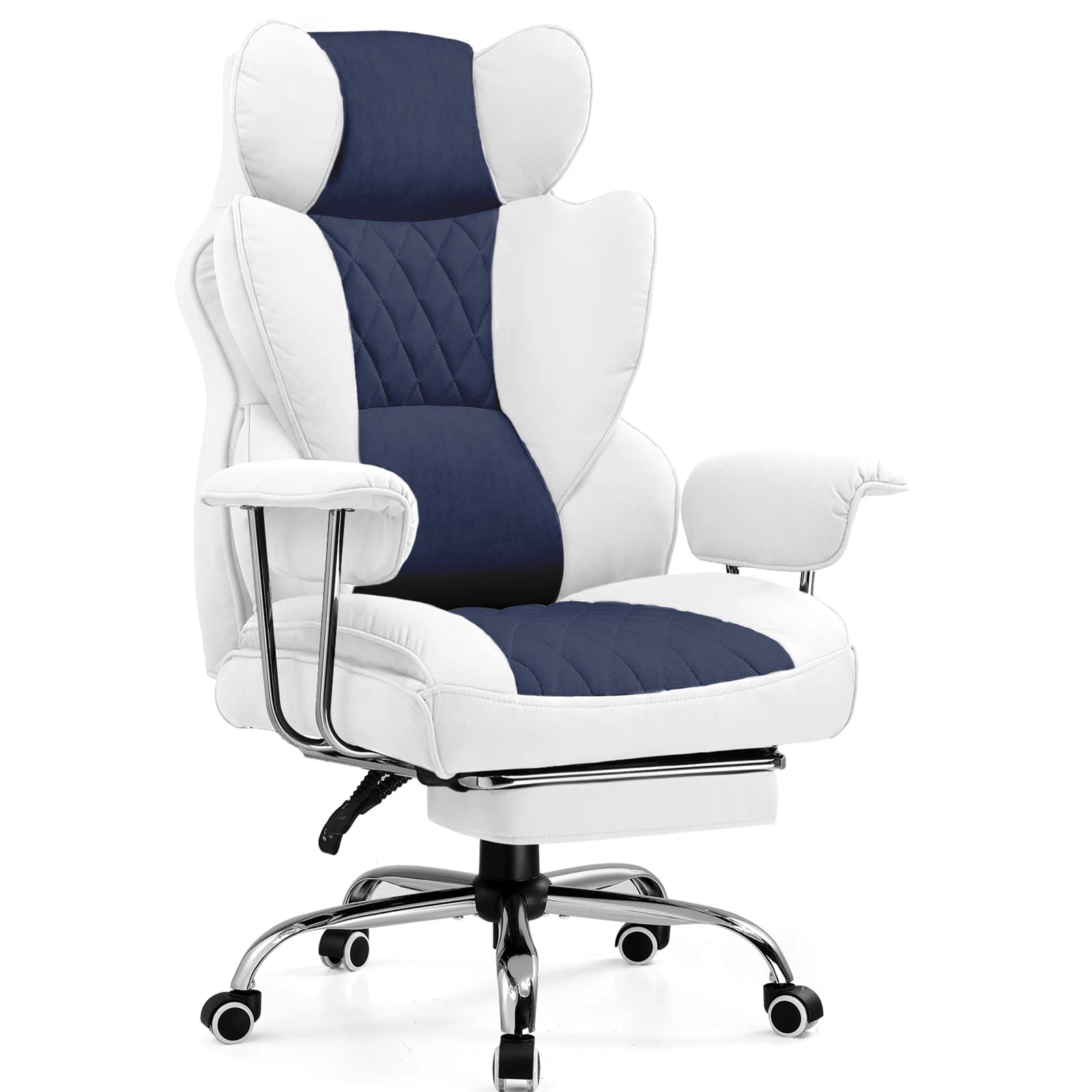 Gtplayer Gaming Chair, Office Chair with Pocket Spring Lumbar Support, Ergonomic and Comfortable Wide Office Computer Chair