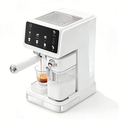 Espresso coffee maker Automatic portafilter machine with TFT touchscreen milk frother fully automatic coffee machine...