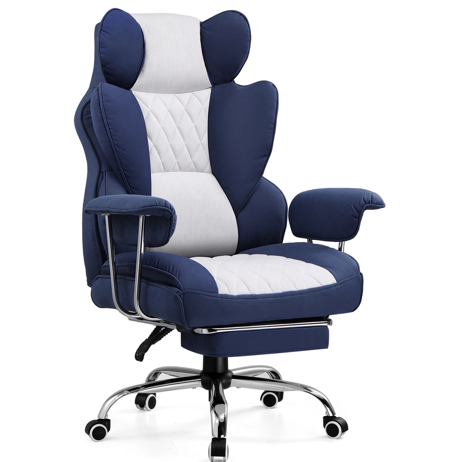 Gtplayer Gaming Chair, Office Chair with Pocket Spring Lumbar Support, Ergonomic and Comfortable Wide Office Computer Chair