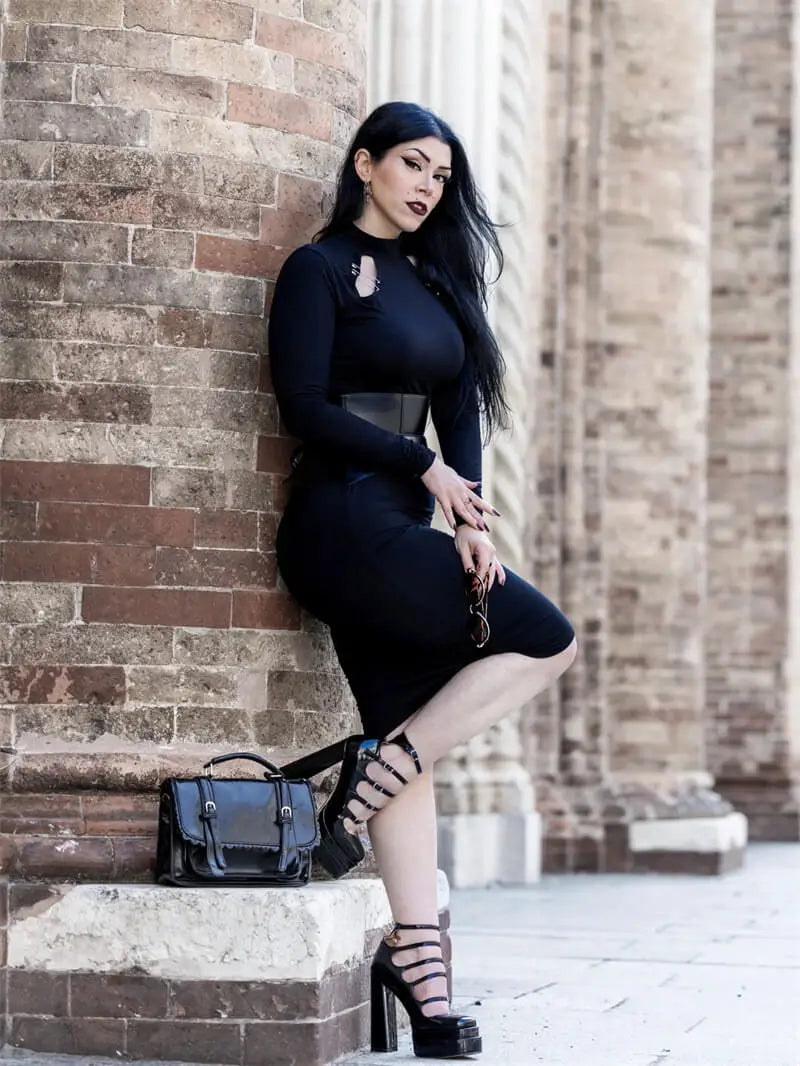 Onlymaker Women Buckle Strap Platform Pumps Black Patent Leather Cross-tied Square Toe Fashion Party Thick High Summer...