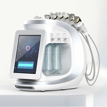8 in 1 Hydra Oxygen Smart Ice Blue Hydra Aqua Peeling Microdermabrasion Facial Cleansing Machine for Blackhead Removal...