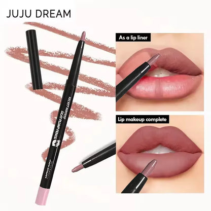 5 Colors Waterproof Matte Lipliner Pencil Red Contour Tint Lipstick Long Lasting Non-stick Cup Moisturising Lips Makeup...