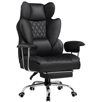 Gtplayer Gaming Chair, Office Chair with Pocket Spring Lumbar Support, Ergonomic and Comfortable Wide Office Computer Chair