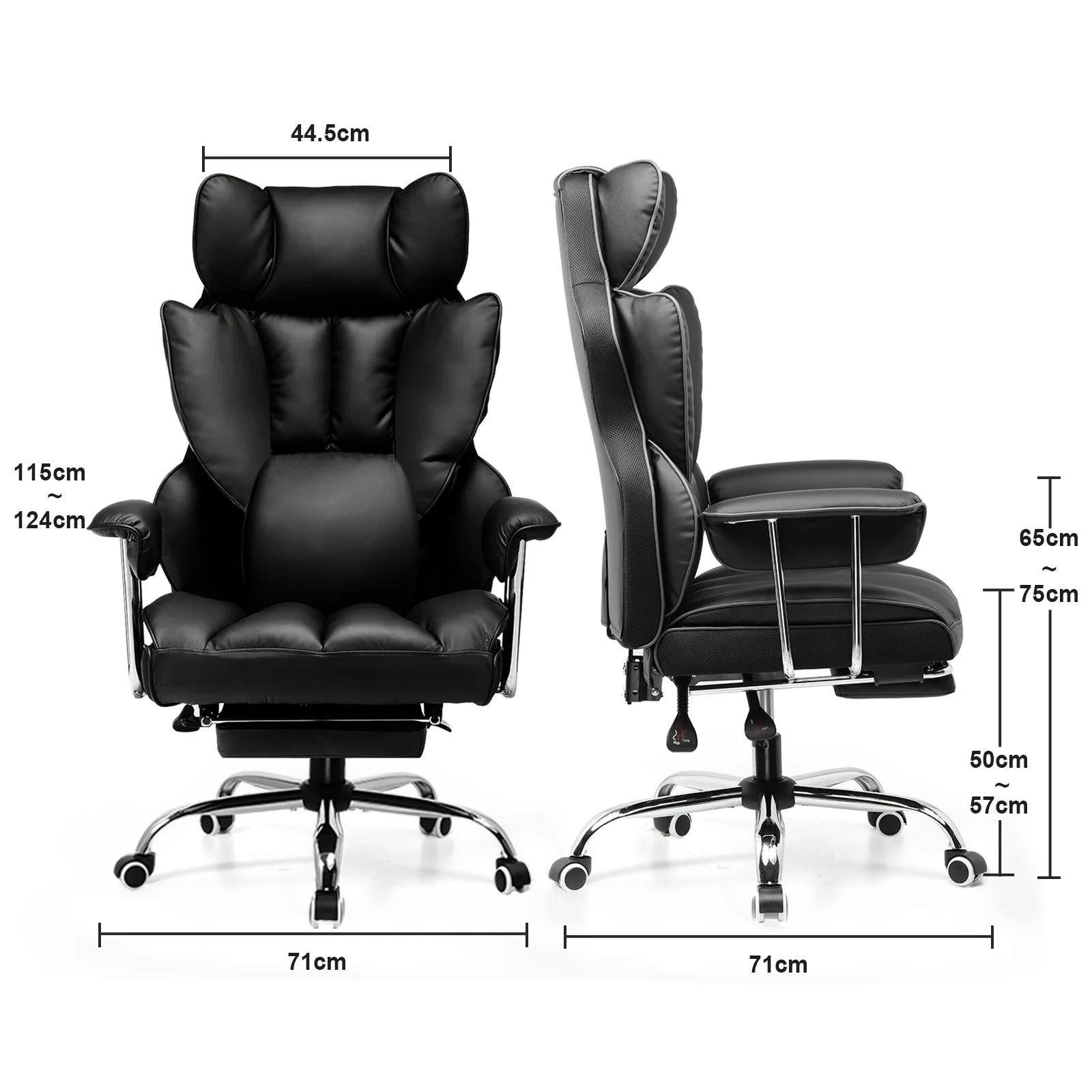 Gtplayer Silla Gaming Gamer Chair Ergonomic Office Chair with Footrest Fabric Surface Spring Seat Cushion Silla De Juego...