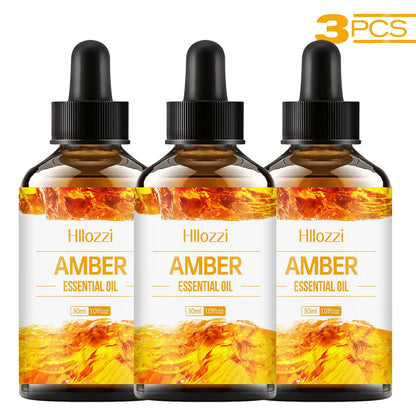 Amber essential oil, a natural fragrance, is suitable for body massage treatments and hair care. It can also be used in diffuser
