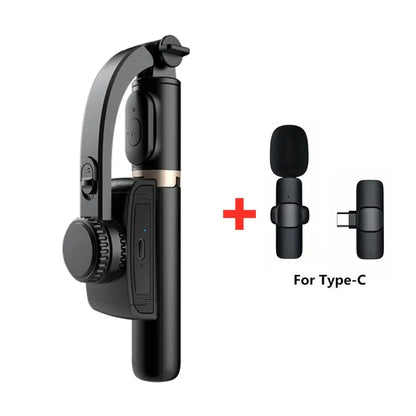 new Gimbal Stabilizer 360° rotation stable shooting Bluetooth Selfie Stick Tripod for Smartphone Live Vertical Shooting Bracket