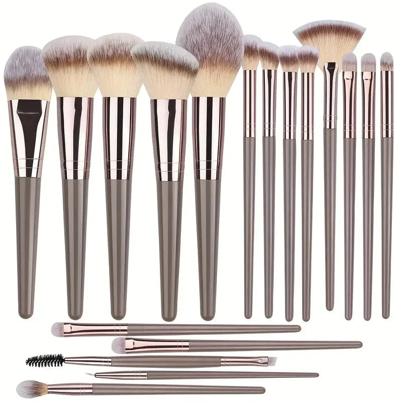 3-20Pcs Premium Makeup Brushes Set Soft Fluffy Beauty Cosmetic Foundation Makeup Brush Eyeshadow Blush Kabuki Make Up Tools