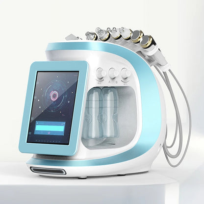 8 in 1 Hydra Oxygen Smart Ice Blue Hydra Aqua Peeling Microdermabrasion Facial Cleansing Machine for Blackhead Removal...