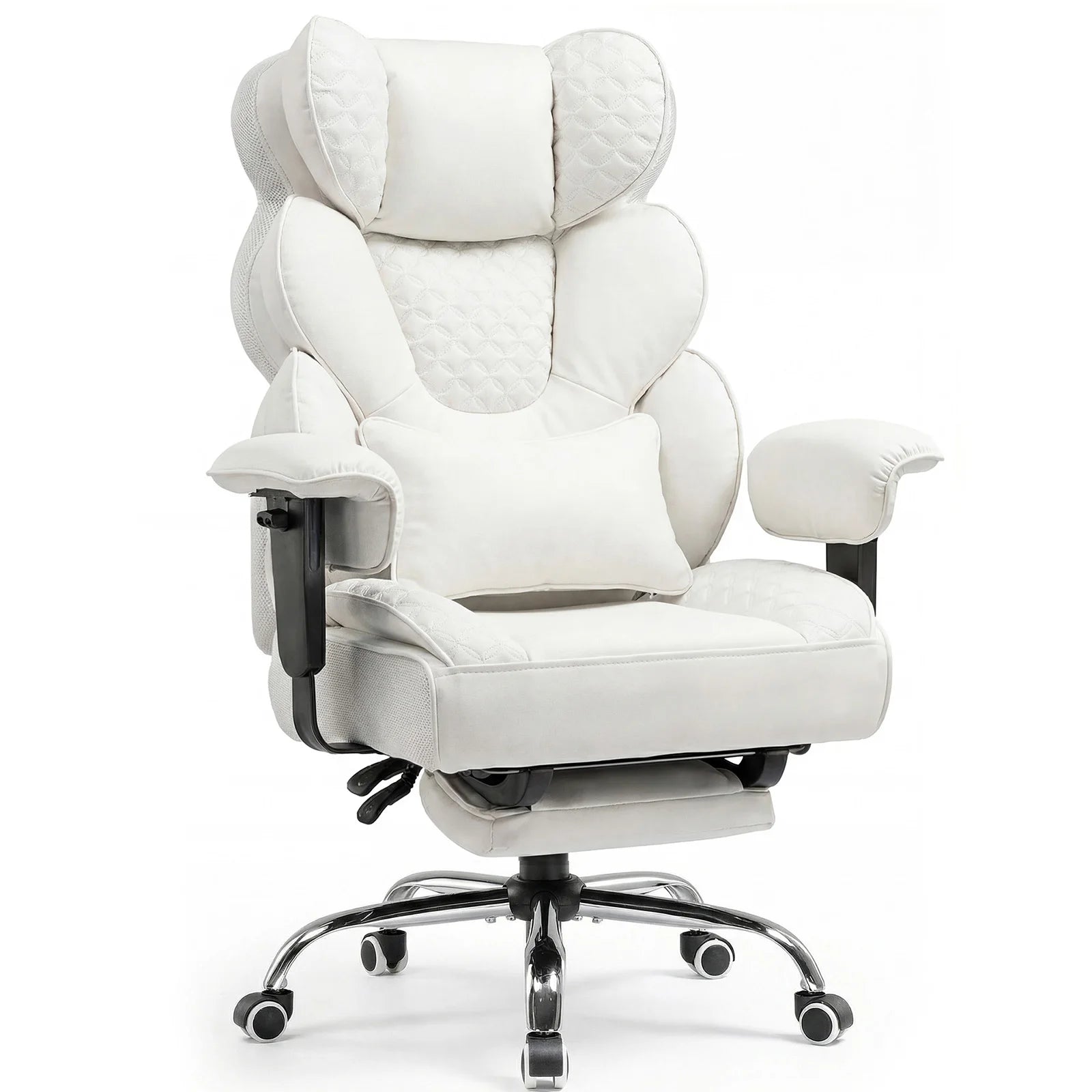Comhoma Ergonomic Gaming Chair, Office Chair 400 Lb, with Adjustable Lumbar Support & Footrest, Hybrid Design,High Back...