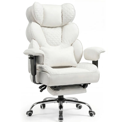 Comhoma Ergonomic Gaming Chair, Office Chair 400 Lb, with Adjustable Lumbar Support & Footrest, Hybrid Design,High Back...