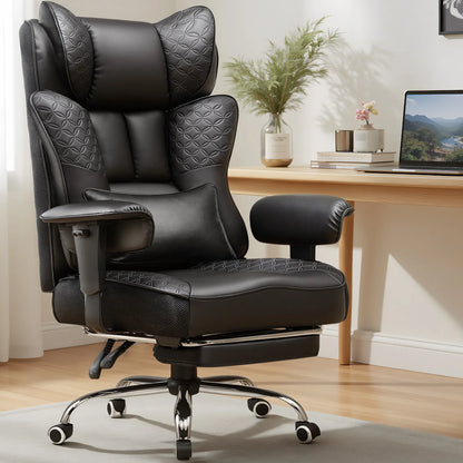 GTPLAYER Gaming Chair, Ergonomic Office Chair with Footrest for Tall and Heavy Individuals, 150° Adjustable Backrest &...