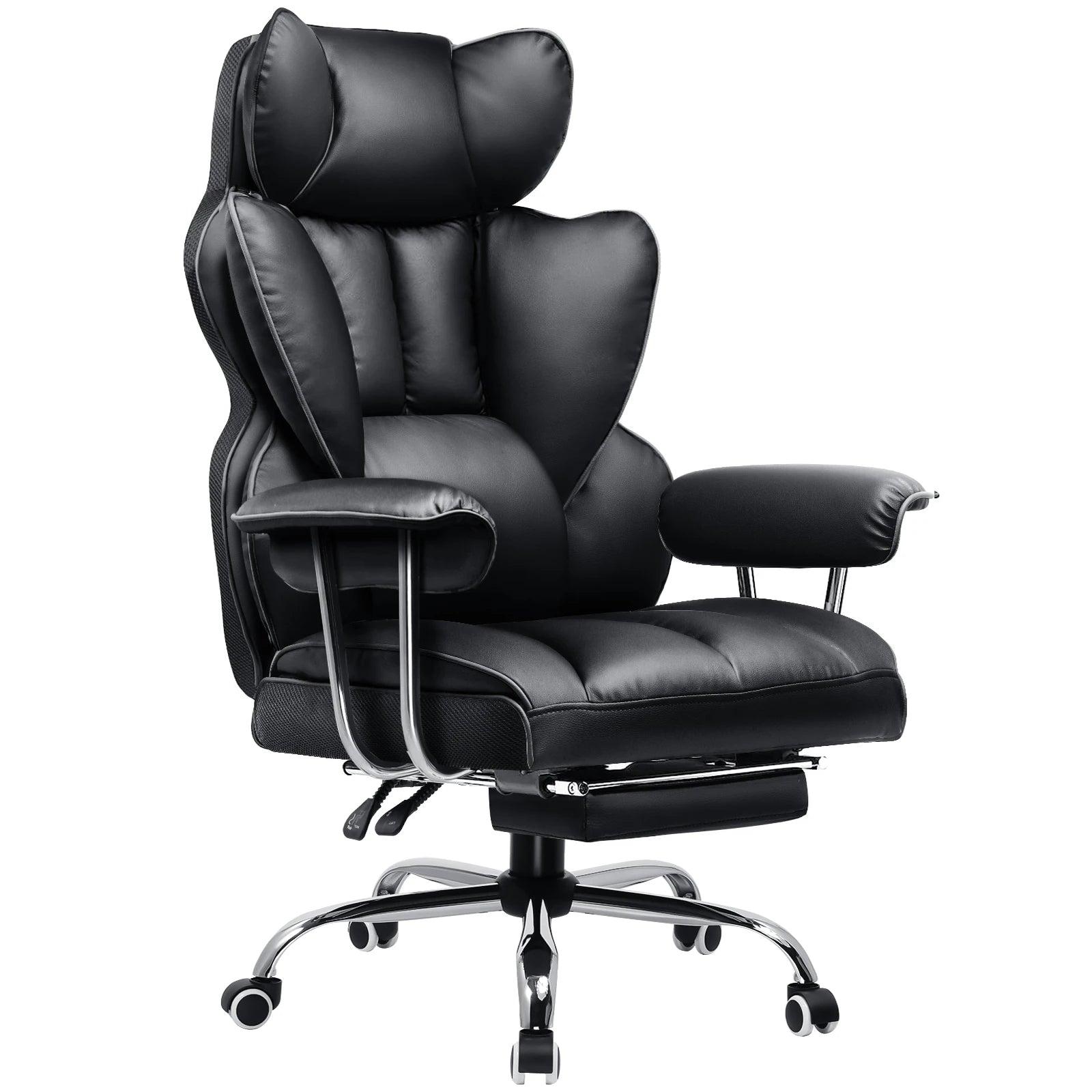 Gtplayer Silla Gaming Gamer Chair Ergonomic Office Chair with Footrest Fabric Surface Spring Seat Cushion Silla De Juego...