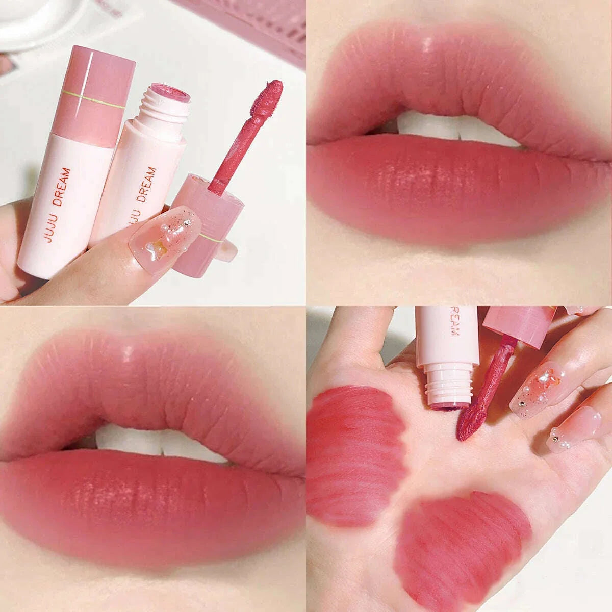 Airy Matte Velvet Lipstick Set  Makeup – 6 Rich Shades, Smudge-Proof & Long-Lasting