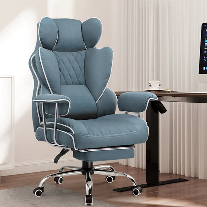 Gtplayer Gaming Chair, Office Chair with Pocket Spring Lumbar Support, Ergonomic and Comfortable Wide Office Computer Chair