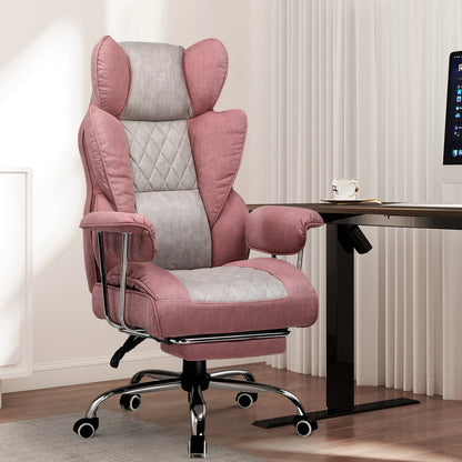 Gtplayer Gaming Chair, Office Chair with Pocket Spring Lumbar Support, Ergonomic and Comfortable Wide Office Computer Chair