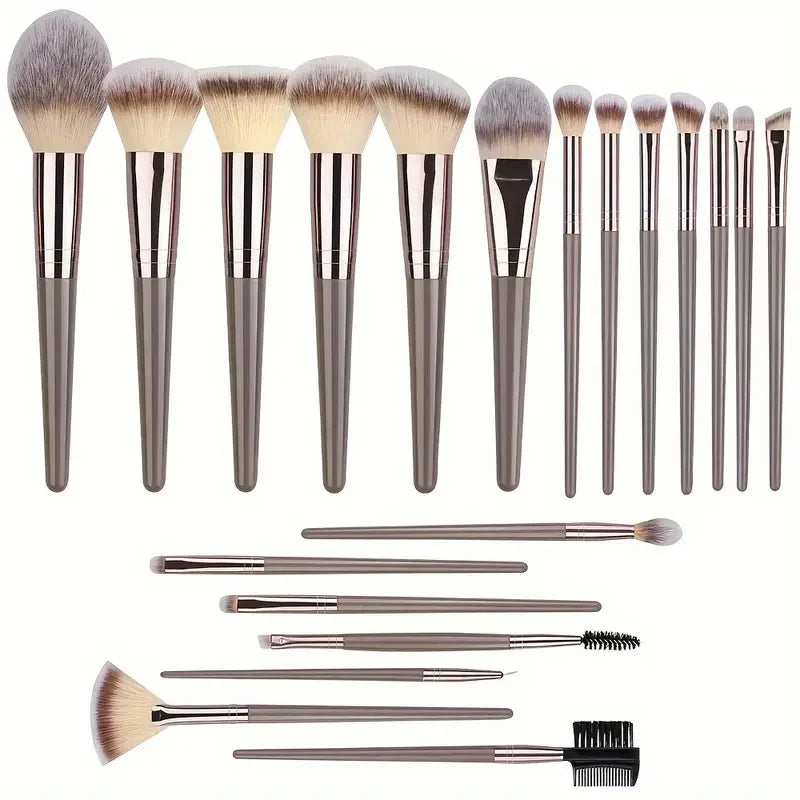 3-20Pcs Premium Makeup Brushes Set Soft Fluffy Beauty Cosmetic Foundation Makeup Brush Eyeshadow Blush Kabuki Make Up Tools