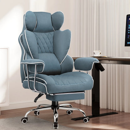 Gtplayer Gaming Chair, Office Chair with Pocket Spring Lumbar Support, Ergonomic and Comfortable Wide Office Computer Chair