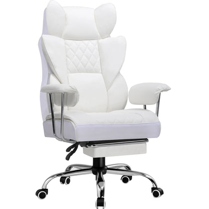 Gtplayer Gaming Chair, Office Chair with Pocket Spring Lumbar Support, Ergonomic and Comfortable Wide Office Computer Chair