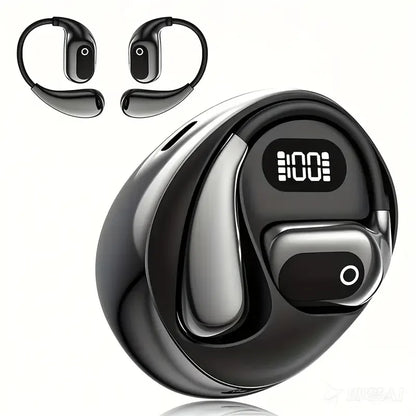 2025 new AI real-time translation headset, LED power display, 144 language translation headset, Type-C charging port
