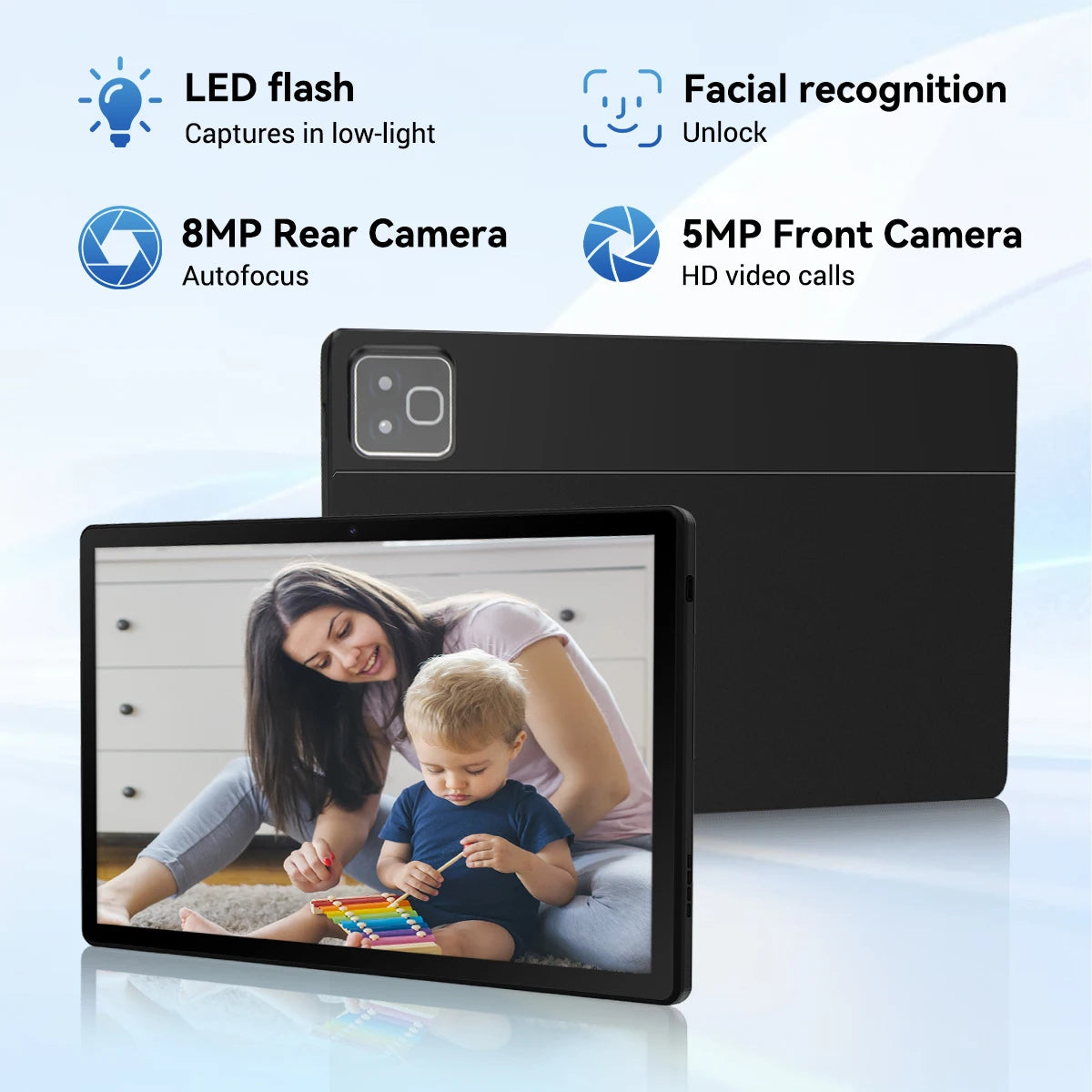 11 Inch Tablet PC K6ProL A333 Processor Android 16 32GB(3+29GB) RAM 256GB ROM 1280*800 IPS HD 7800mAh WiFi6 Gemini AI...