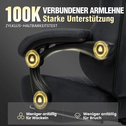 GTPLAYER Gaming chair fabric Gaming Chair Ergonomic office boot PC chair, Adjustable and Rotatable Desk Chair | Kimlud...