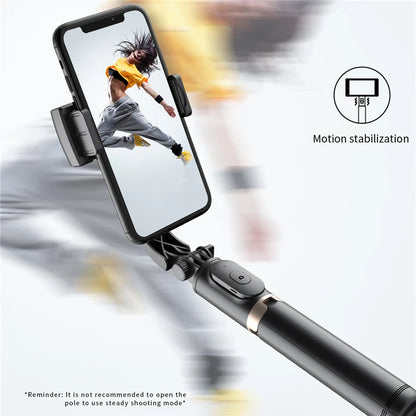new Gimbal Stabilizer 360° rotation stable shooting Bluetooth Selfie Stick Tripod for Smartphone Live Vertical Shooting Bracket