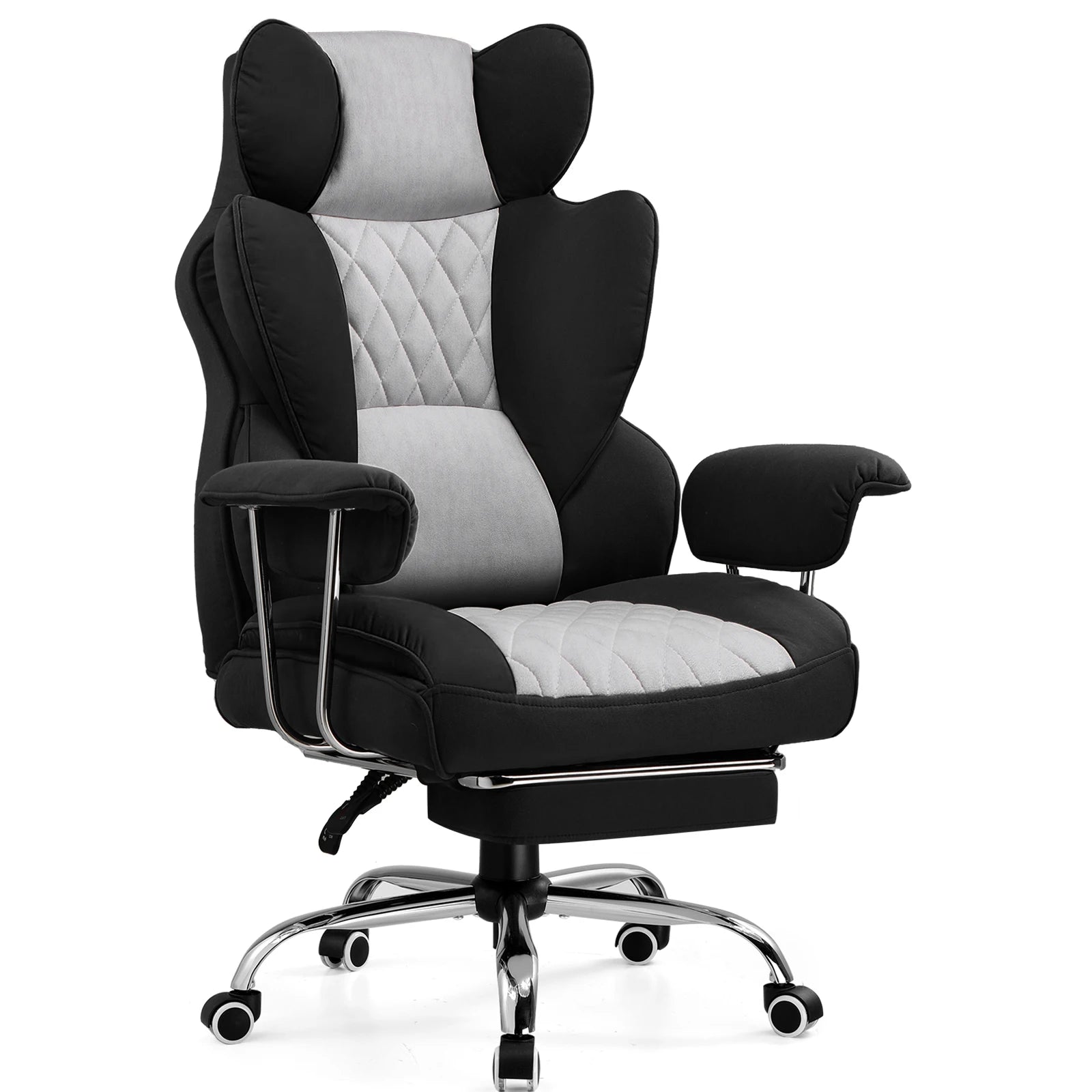 Gtplayer Gaming Chair, Office Chair with Pocket Spring Lumbar Support, Ergonomic and Comfortable Wide Office Computer Chair