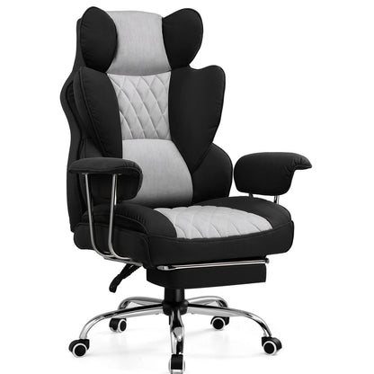 Gtplayer Gaming Chair, Office Chair with Pocket Spring Lumbar Support, Ergonomic and Comfortable Wide Office Computer Chair