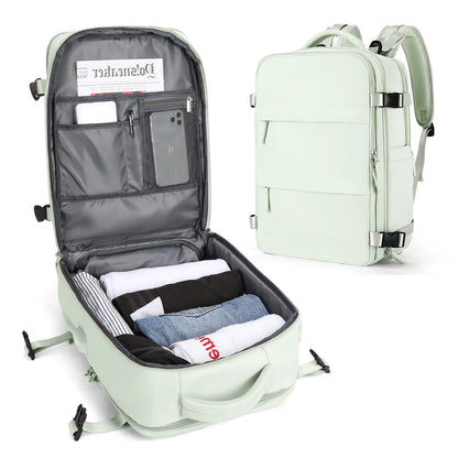 Large Travel Backpack for Men,Airline Flight Approved Waterproof Laptop Backpack,Anti Theft Carry on Backpack, Hiking Backpack